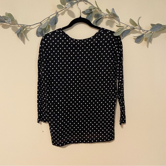 Madewell Polka Dot Lightweight Sweater - Picture 4 of 5